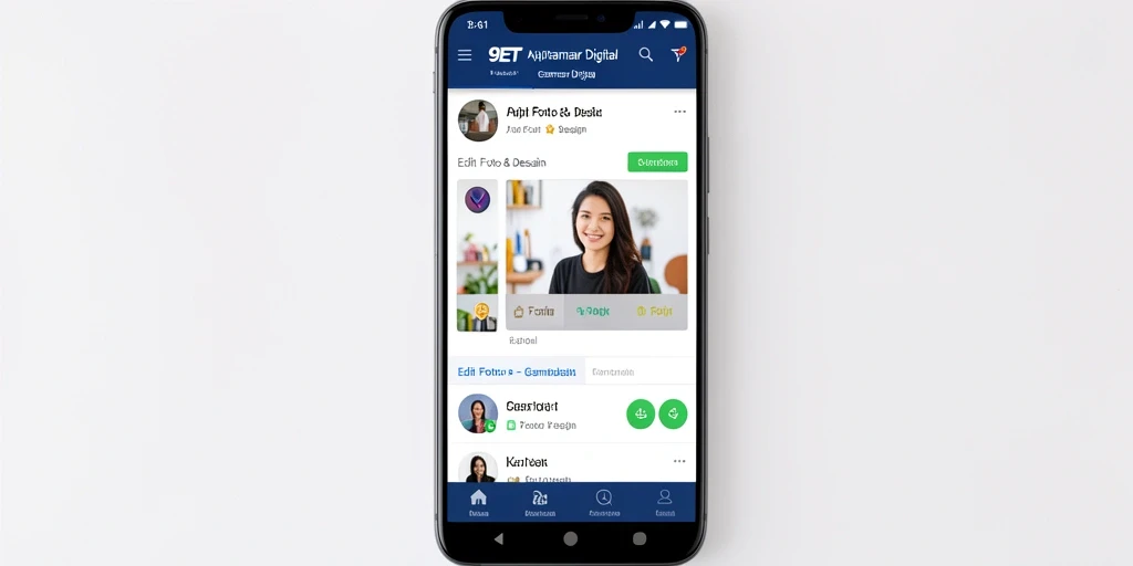 Tampilan antarmuka utama 9ET yang memudahkan pengeditan gambar digital.