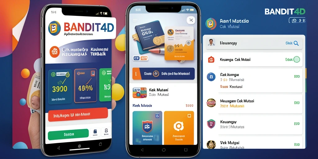 Antarmuka BANDIT4D menunjukkan ringkasan transaksi keuangan dengan jelas.