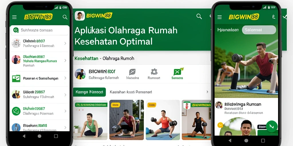 Antarmuka aplikasi BIGWIN88 yang intuitif dan user-friendly.