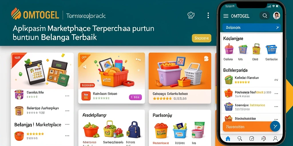 Tampilan antarmuka aplikasi OMTOGEL yang menarik dan mudah digunakan.