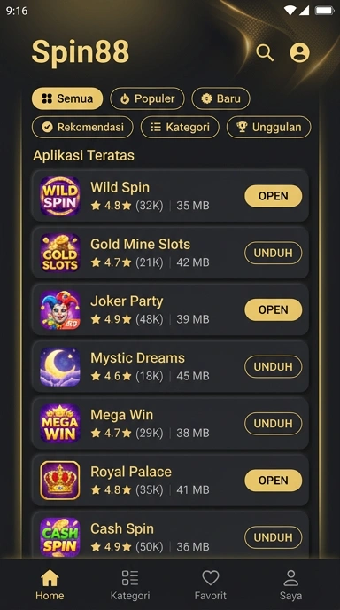 spin88 | Indeks Aplikasi Populer & Kanal Uji Terpercaya